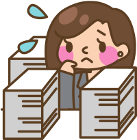 Busy Office Lady