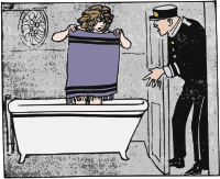 Lady in Bath Shocked