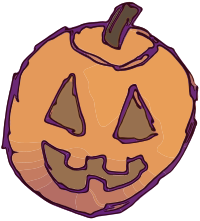 Drawn Jack-o-lantern