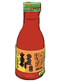 Hot Sauce Bottle