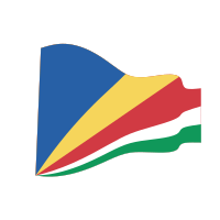 Seychelles waving flag