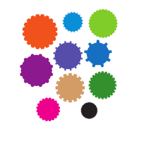 Gear cog shapes