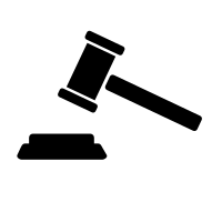 Court Gavel Outline