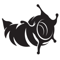 Seashell silhouette clip art