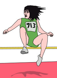 Track and Field Lady