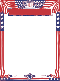 USA Patriotic Frame