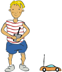 Boy with RC Car