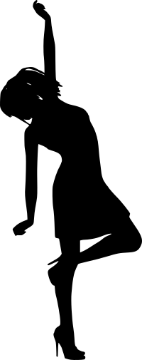 Trendy Female Silhouette