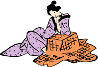 Kimono Lady in a Kotatsu