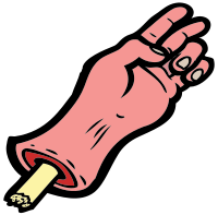 Isolated Bone Hand