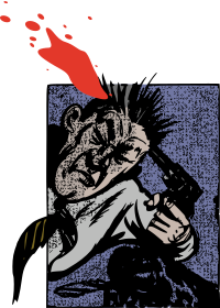 Suicide by Gun - Colour