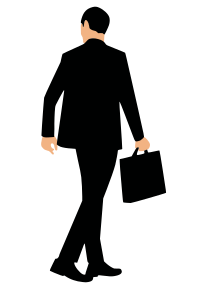 Businessman Stands Alone