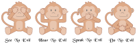 The Four Wise Monkeys