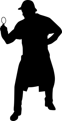 Sherlock Holmes silhouette