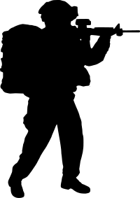 Soldier silhouette
