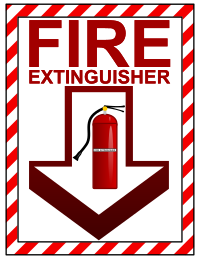 Fire Extinguisher Sign