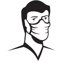 Man wearing face mask
