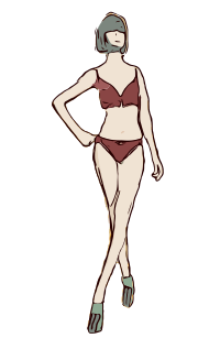 Red Bikini Lady