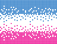 Red and pink tiles