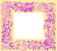 Various Flowers Frame - Colour Mix