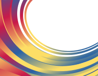 Curved stripes on white background