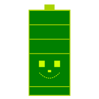 Smiling Battery flat