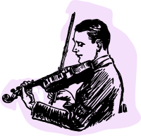 Man Playing Violin