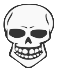 Stylized Human Skull