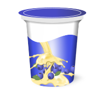 Blueberry Yogurt Cup