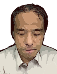 Man Going Bald