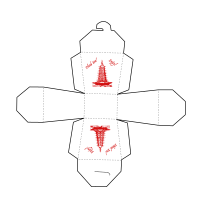 Chinese Takeout Box Template