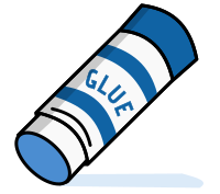 Blue Glue Stick