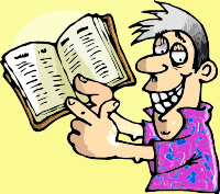 Man excited about the Bible