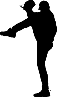 Baseball Pitcher Silhouette