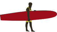 Surfing with a Longboard