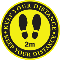 Keep your distance 2 metres