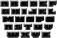 BRCC - Block Buster letters