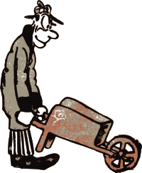 Cartoon Wheelbarrow