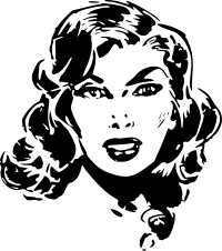 Head of a woman