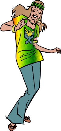 Dancing Hippie Girl - Remix