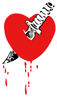 Kinfe Through The Heart - Colour
