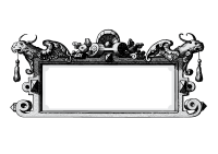 Ancient map frame