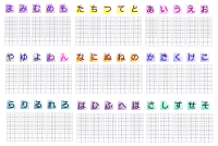 Hiragana Study Chart