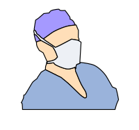 Doctor Wearing Sanitary Mask 