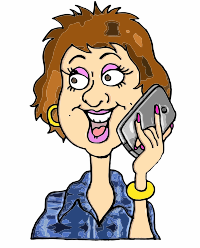 A Woman on a phone