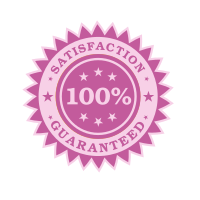 100% satisfaction guaranteed sticker decal