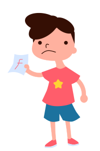 Kid with an F