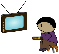 Watching TV