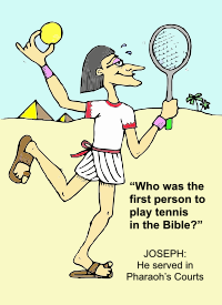 Joseph playing Tennis