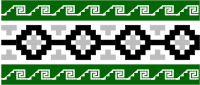 Inca geometric textile pattern